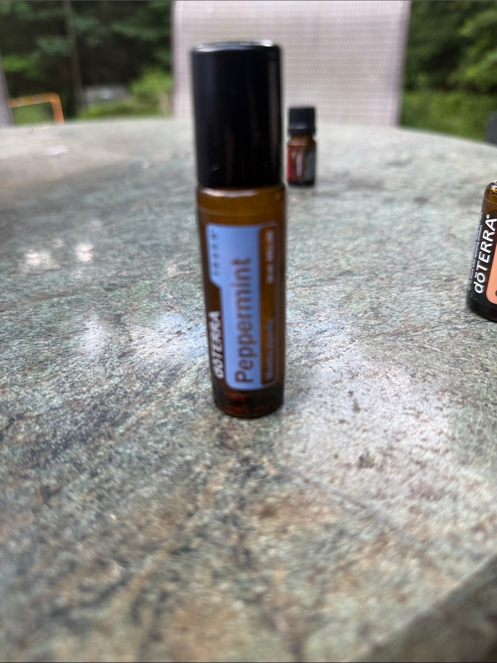 doTERRA Peppermint Essential Oil Roller seal broken inside
